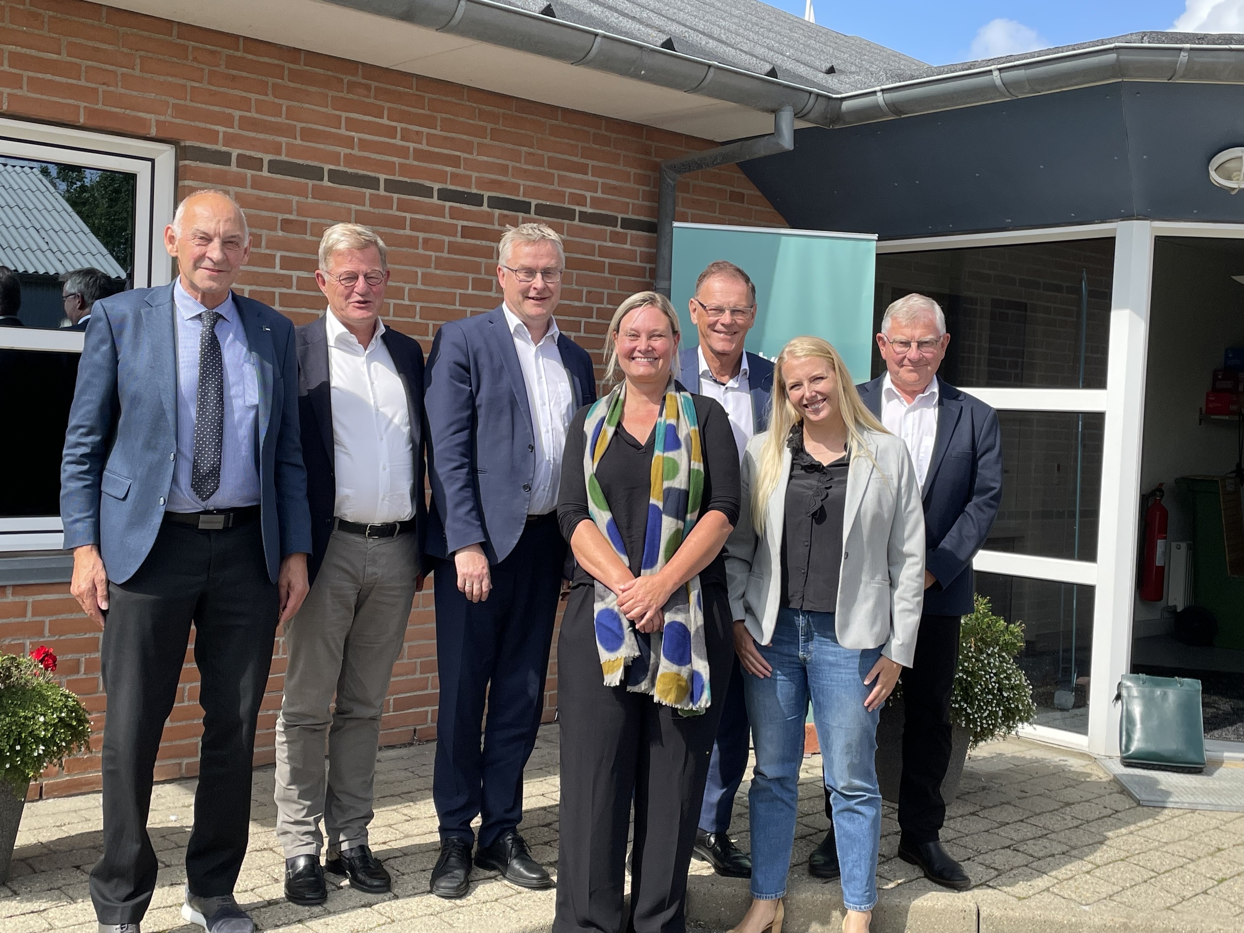 Fødevare- & landbrugsminister Jacob Jensen besøger Klimafonden Skive